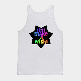 11:11 Make a Wish magic good luck star Tank Top